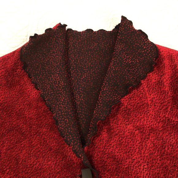 Vintage goth vampire cardigan blazer lady coat. Reversible. Size XL - Picture 2 of 11